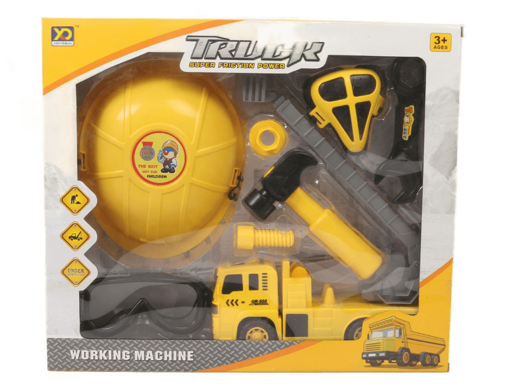 ست ابزار مهندسی و ماشین راهسازی قدرتی اسباب بازی مدل بالابر