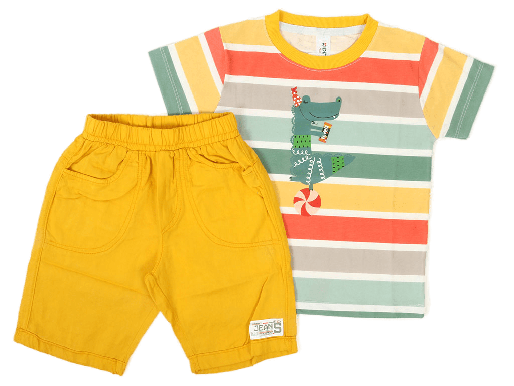 تیشرت و شلوارک کتان پسرانه کیدومکس kido max