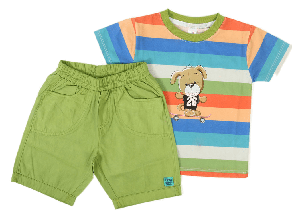 تیشرت و شلوارک کتان پسرانه کیدومکس kido max