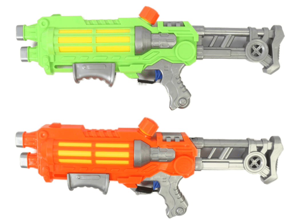 تفنگ آب پاش اسباب بازی مدل دو لول