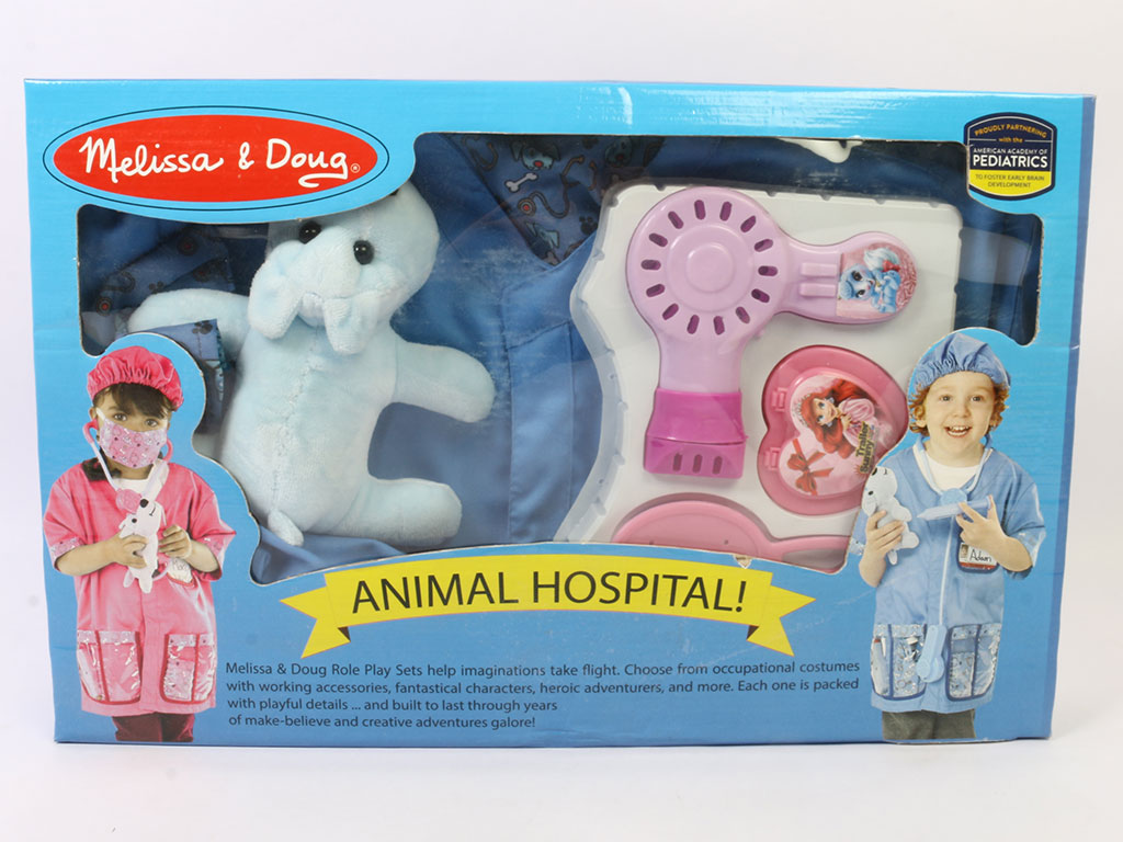 ست لباس و لوازم پزشکی حیوانات (دامپزشکی) اسباب بازی مدل melissa & doug