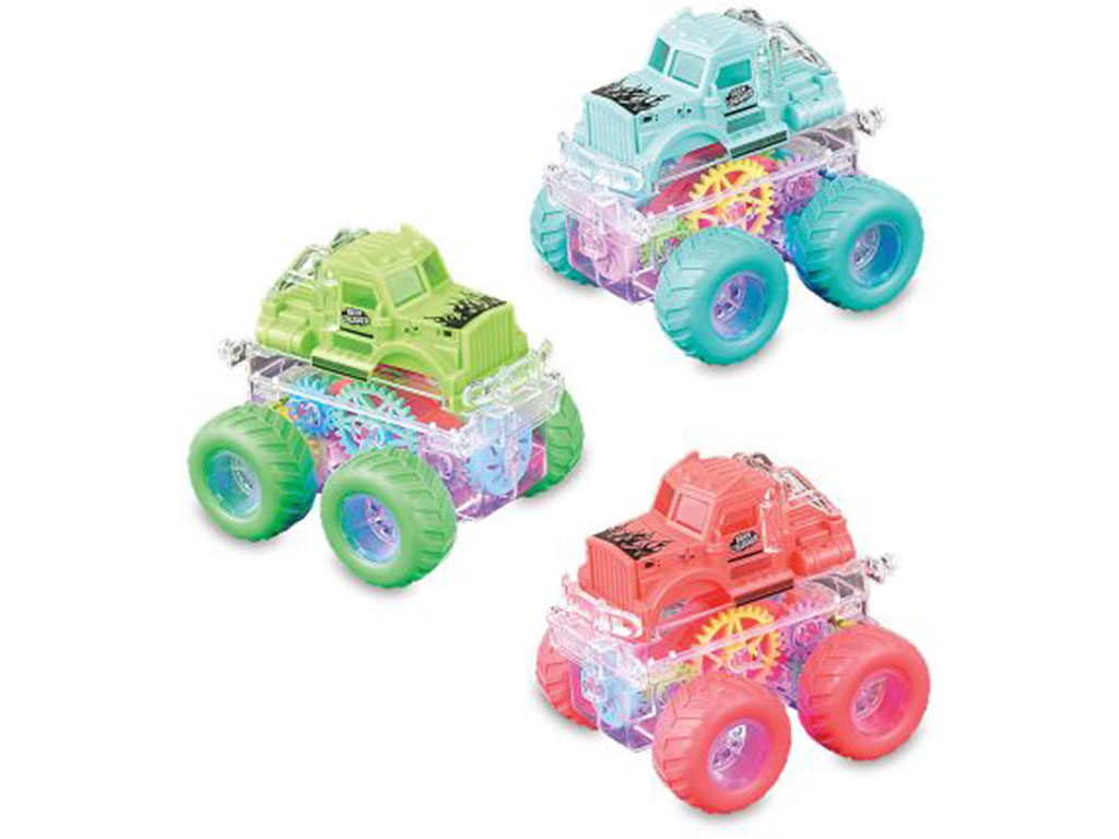 ماشین دیوانه قدرتی چراغدار مدل چرخ دنده ای