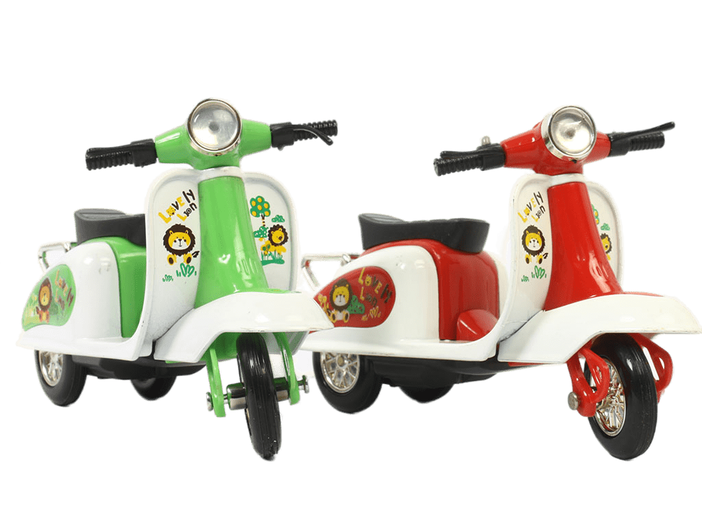 موتور فلزی عقب کش اسباب بازی مدل وسپا