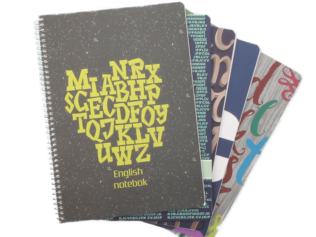 دفتر زبان سیمی (4 خط)