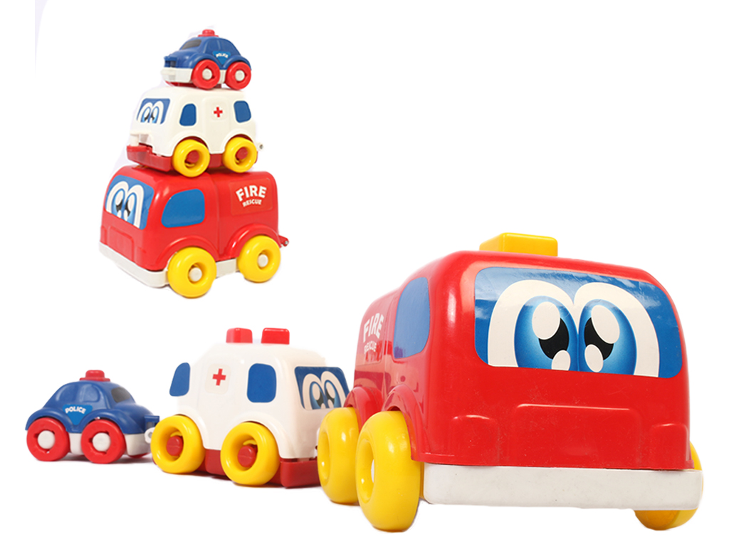 ست ماشین فرندز شهری اسباب بازی 3 عددی بن توی ben toy