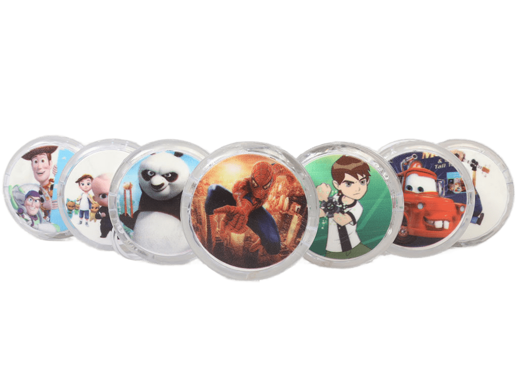 یویو چراغدار طرح شخصیت های کارتونی