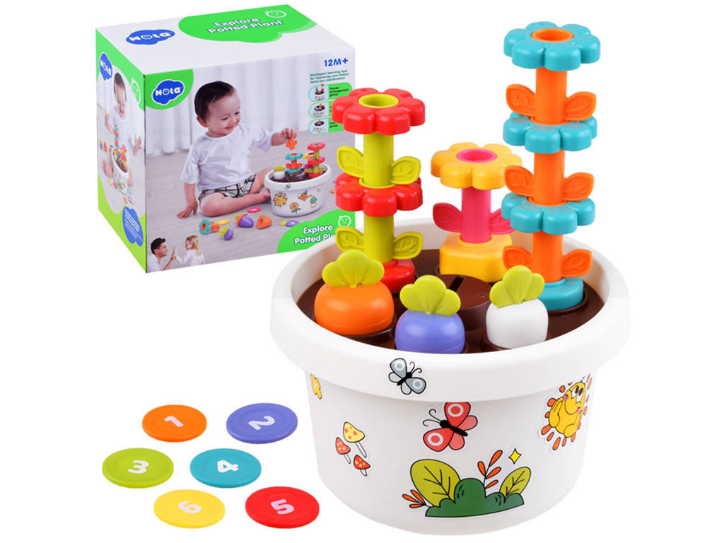 گلدان پازلی کاشت گیاهان اسباب بازی هولا hola