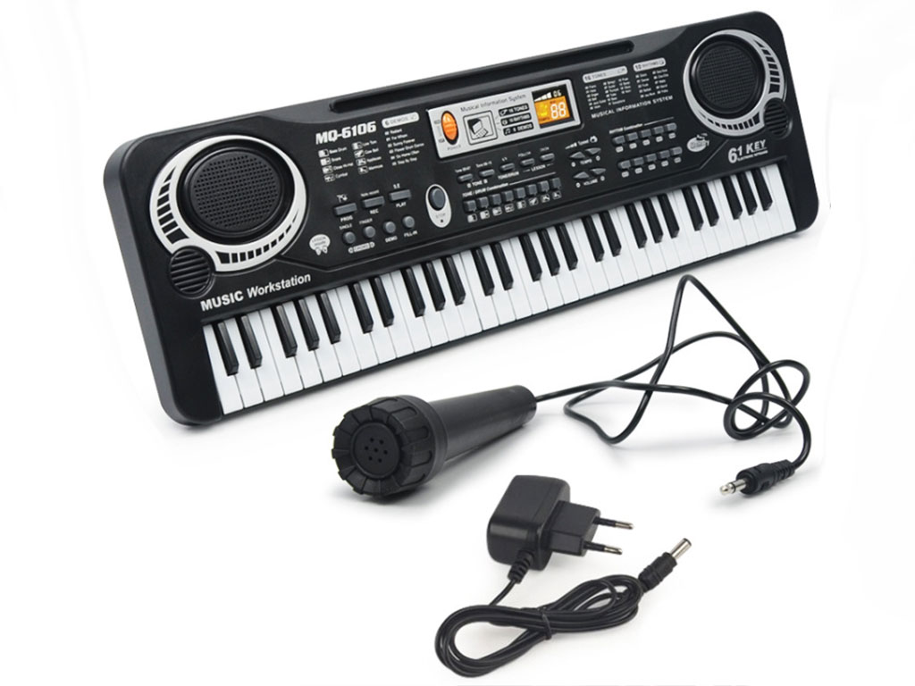 ارگ موزیکال اسباب بازی با 61 کلید همراه با میکروفون