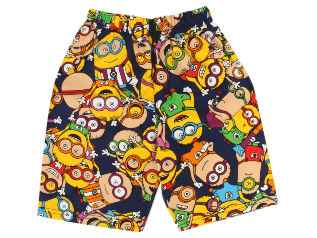 شلوارک کمرکش بچه گانه طرحدار طرح مینیون