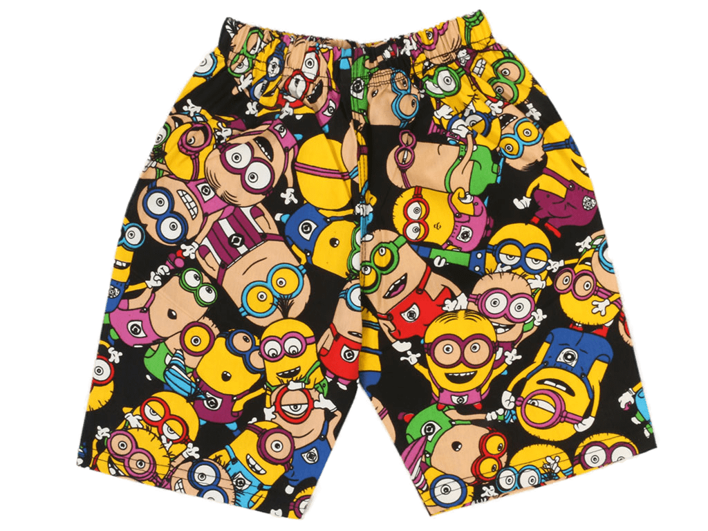 شلوارک کمرکش بچه گانه طرحدار طرح مینیون