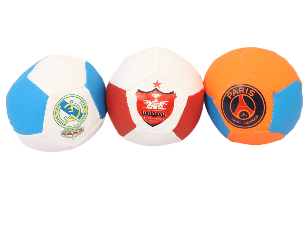 توپ نرم آپارتمانی مدل توپ فوتبال طرح تیم های باشگاهی