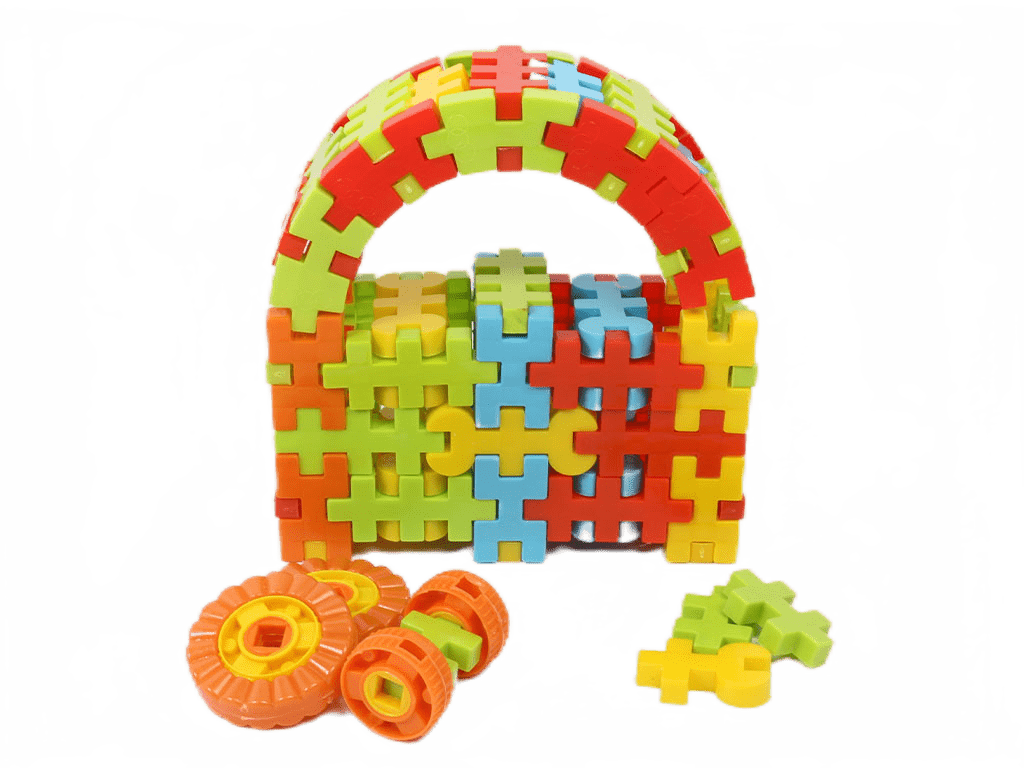 بلوک ساختنی 86 قطعه مدل کیفی گولد کیدز goldkids