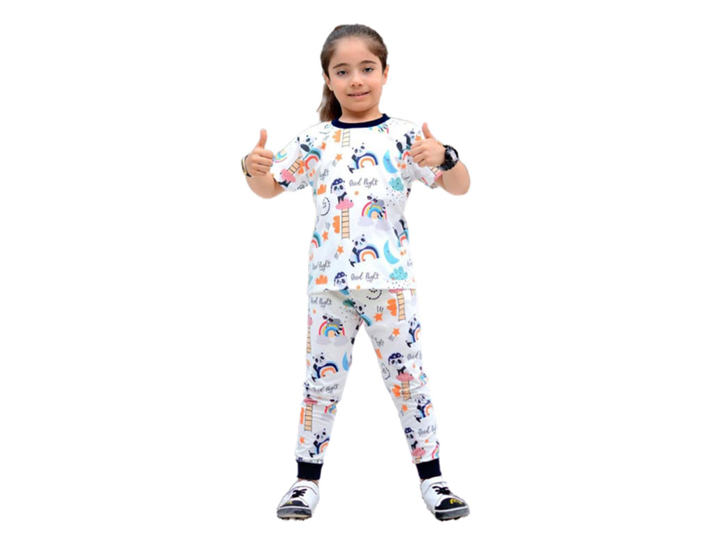 تیشرت و شلوار راحتی بچه گانه طرح پاندا کیدومکس kido max