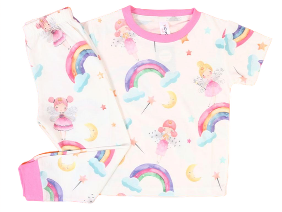 تیشرت و شلوار راحتی دخترانه طرح فرشته کیدومکس kido max