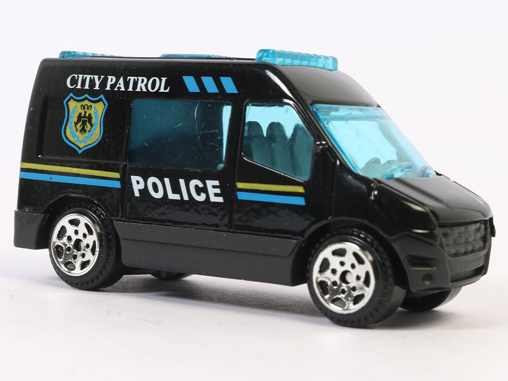 ست ماشین های پلیس فلزی اسباب بازی مجموعه 7 عددی