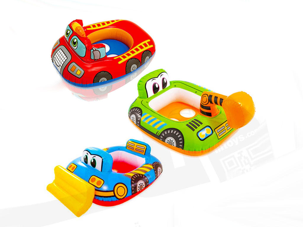 تیوپ بادی شورتی کودک (شناور بادی شورتی) طرح ماشین اینتکس intex