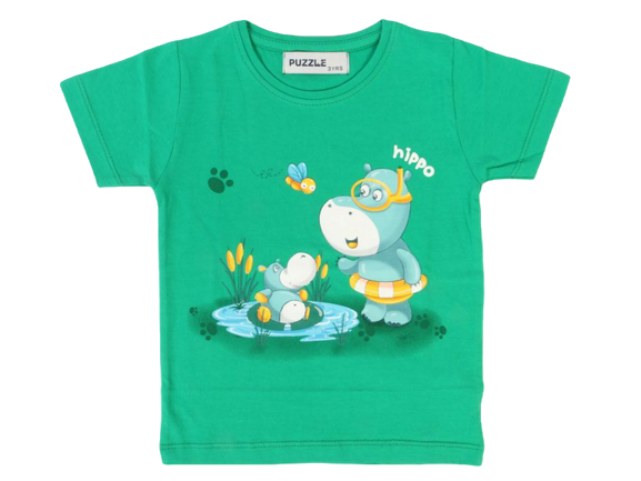 تیشرت پسرانه طرح هیپو پازل puzzle