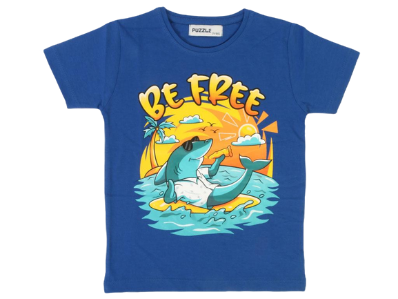 تیشرت پسرانه طرح دریا پازل puzzle