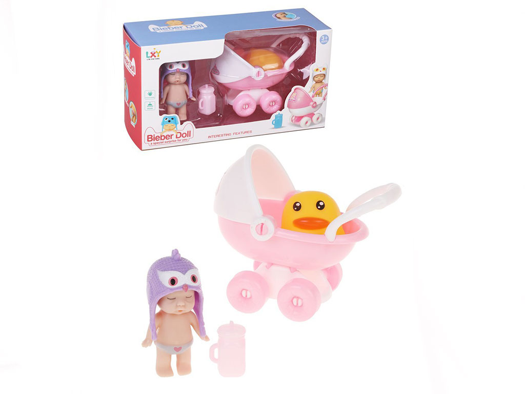 عروسک جیش کن  با کالسکه lxy