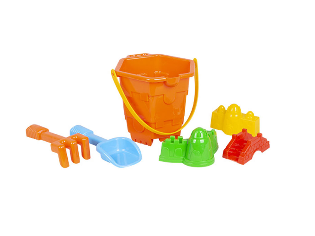 اسباب بازی سطل مخصوص ساخت قلعه شنی با وسایل شن بازی