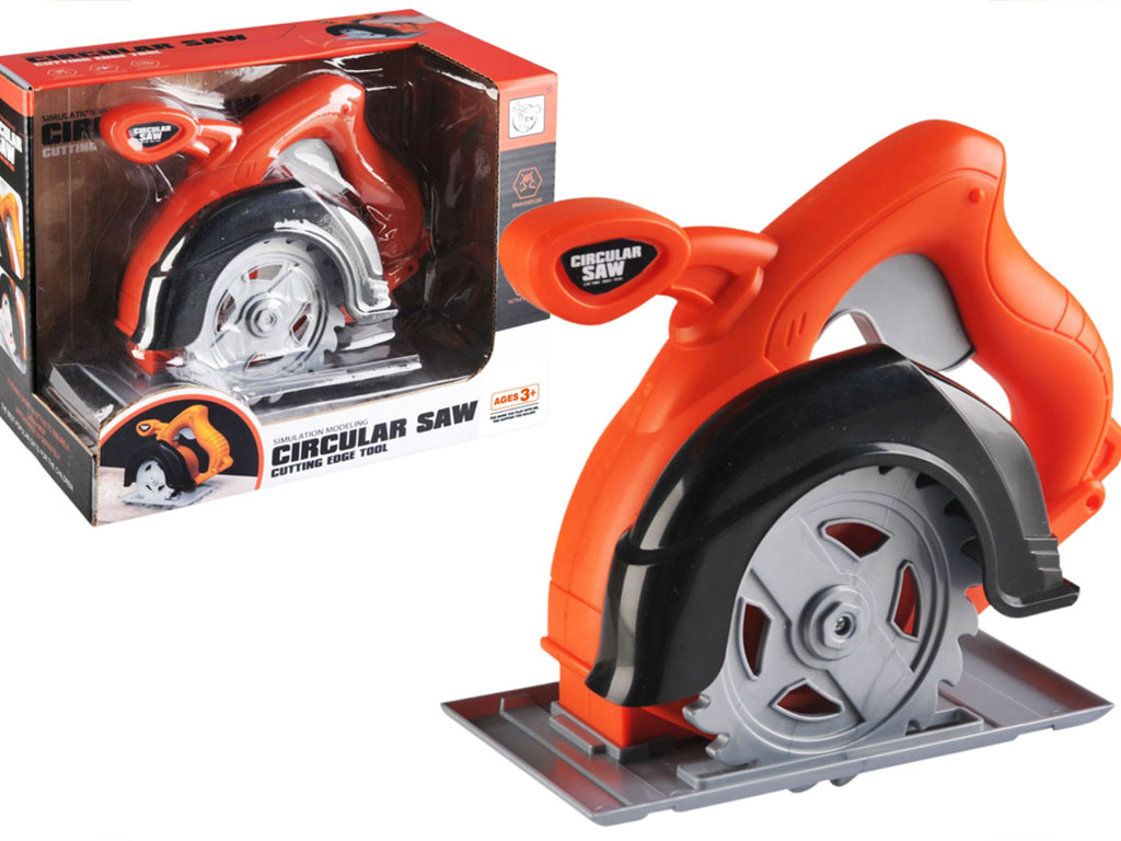 ابزار اسباب بازی طرح اره دستی گرد بر