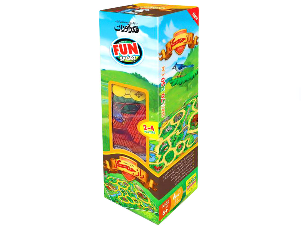 بازی فکری و رومیزی راز جنگل مدل پارچه ای فکرآوران fekravaran