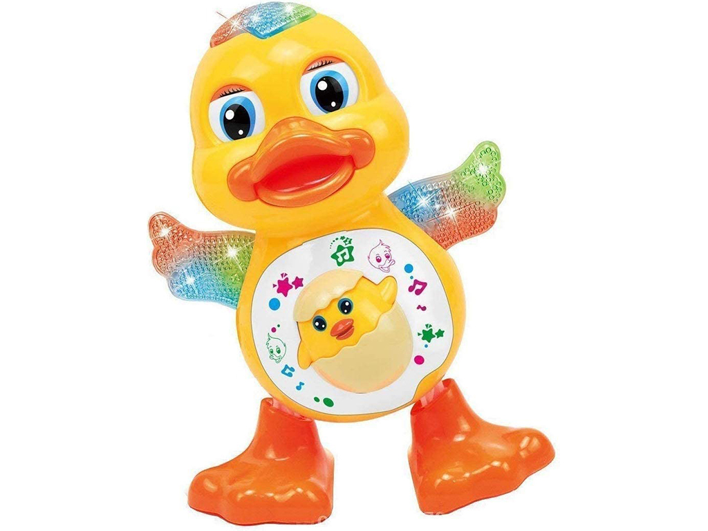 اردک رقاص موزیکال و چراغدار اسباب بازی