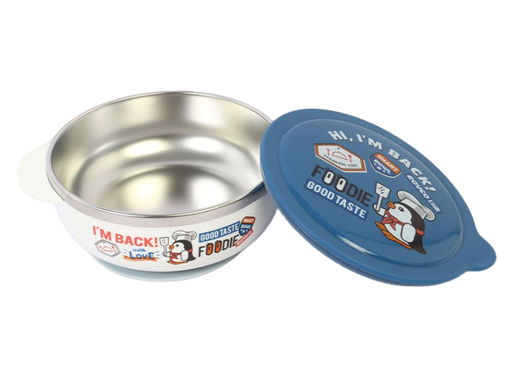 ظرف غذای چسبان نوزادی داخل استیل رووکو rovco