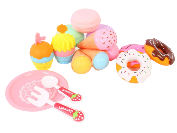 ست دسر و بستنی 15 تکه اسباب بازی