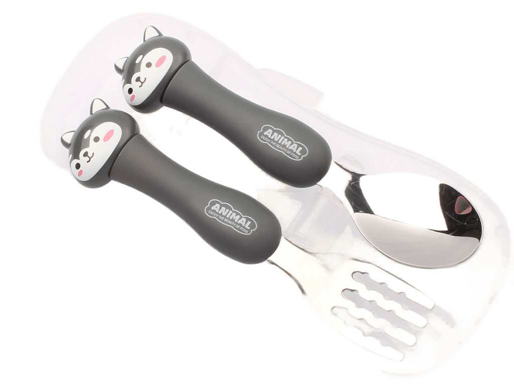 ست قاشق و چنگال کودک طرح روباه (اورجینال)