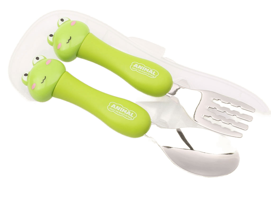 ست قاشق و چنگال طرح قورباغه (اورجینال)