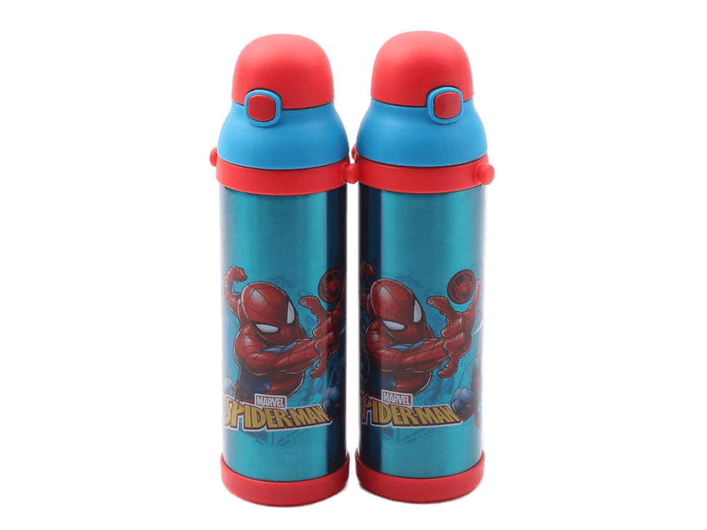 قمقمه استیل نی دار مرد عنکبوتی