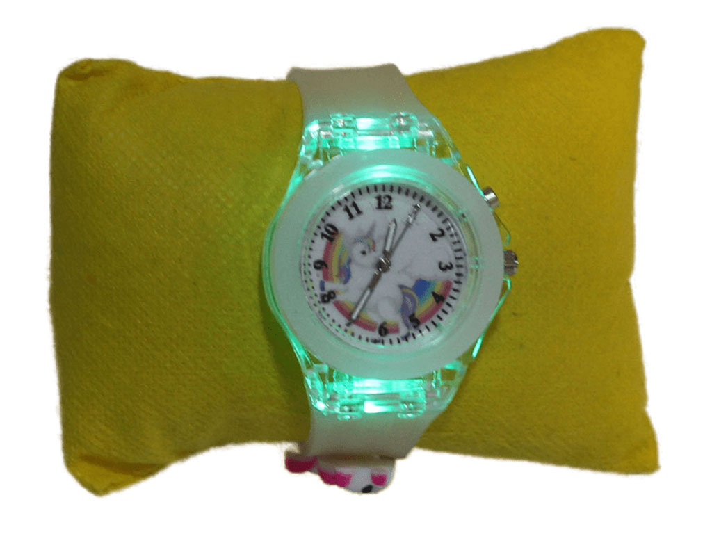 ساعت مچی چراغ دار اسب تک شاخ