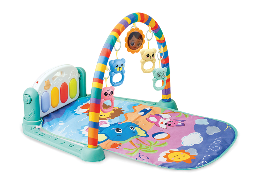 تشک بازی نوزادی موزیکال دارای پیانو مدل baby fitness piano