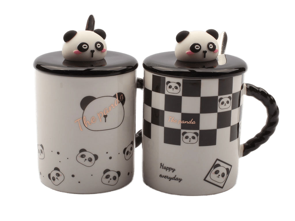 ماگ درب سیلیکونی خرس پاندا