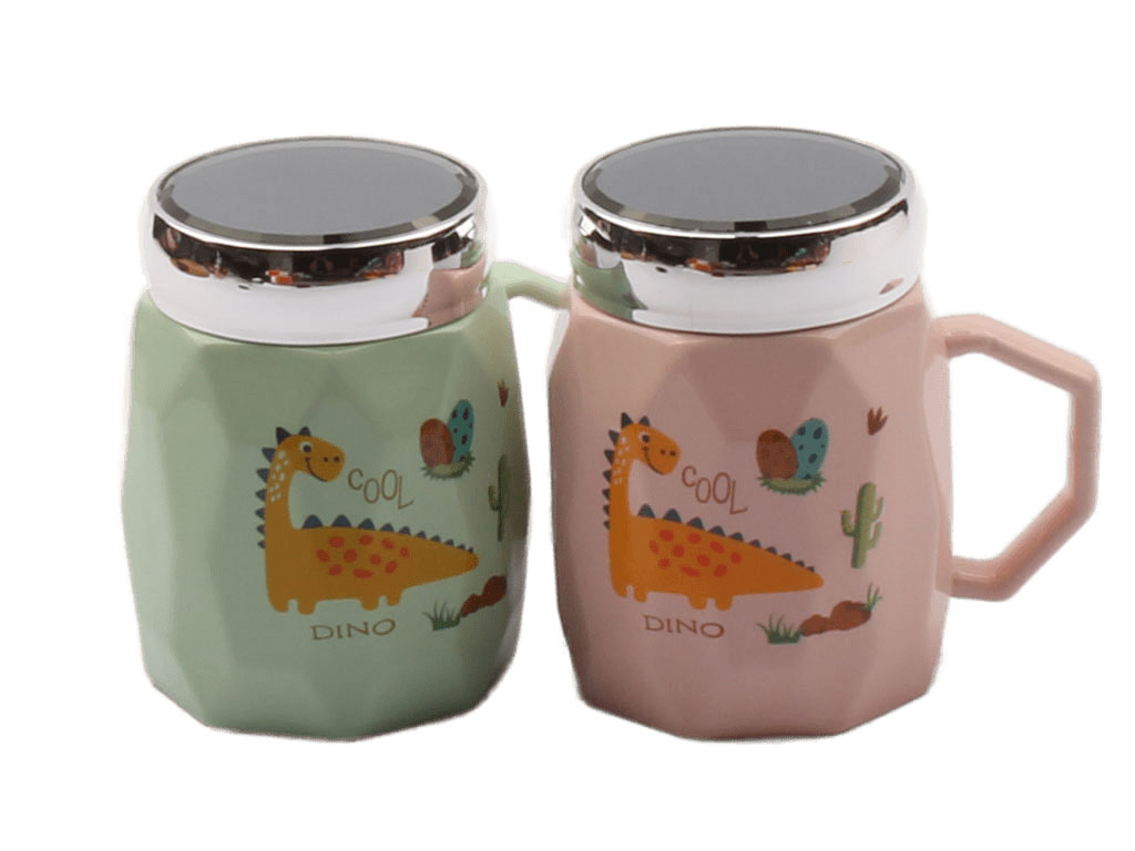 ماگ سرامیکی درب آینه ای بچگانه دایناسور