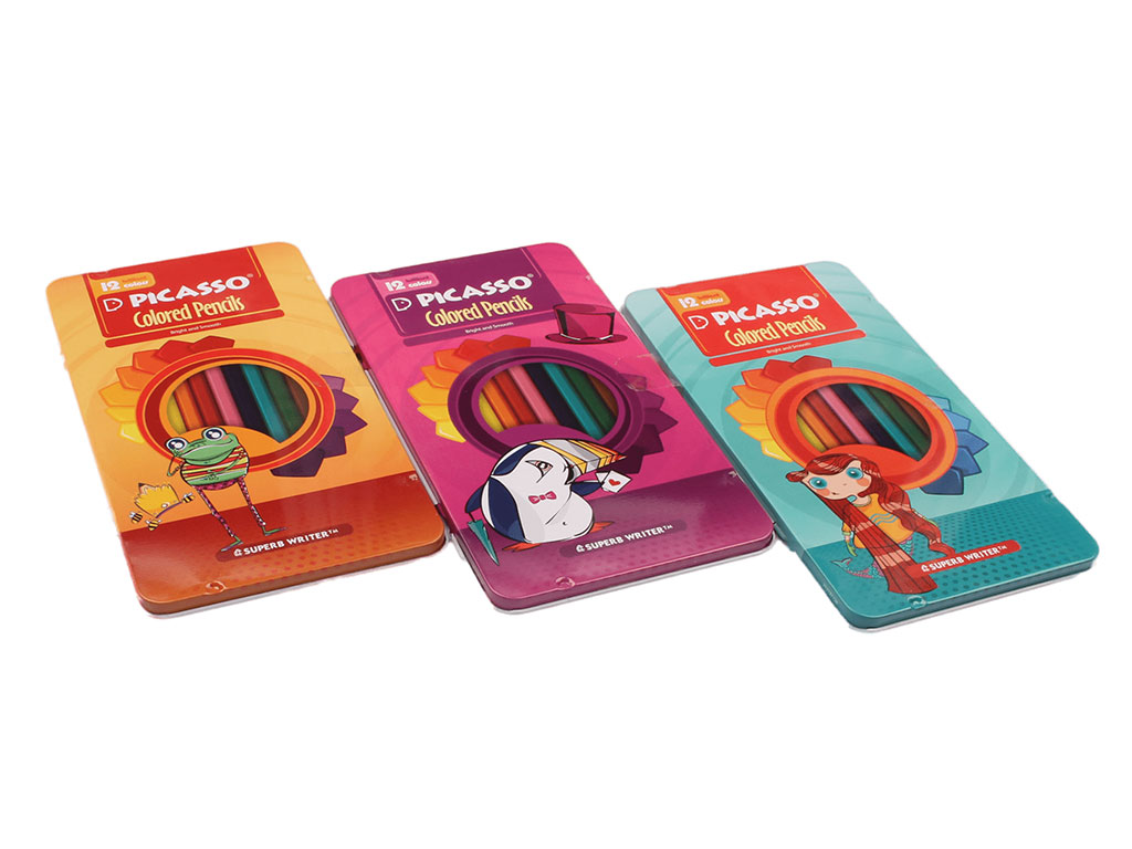 مداد رنگی 12 رنگ Picasso