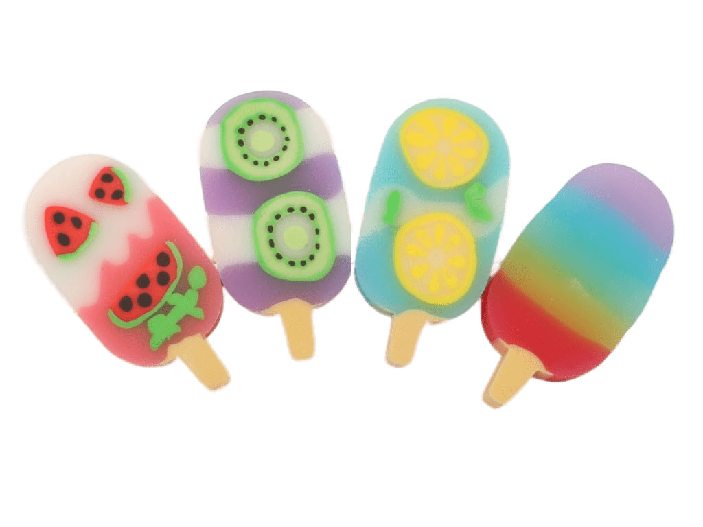 پاک کن فانتزی بستنی (4عددی)