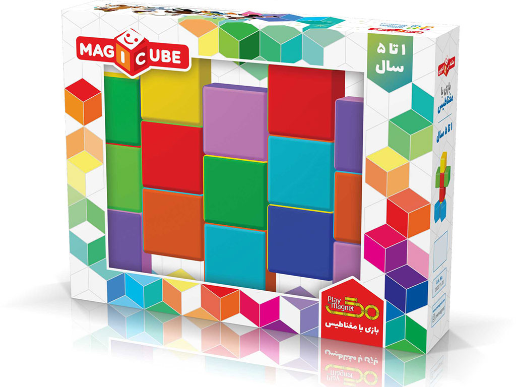 مکعب های جادویی 15 تایی رنگی