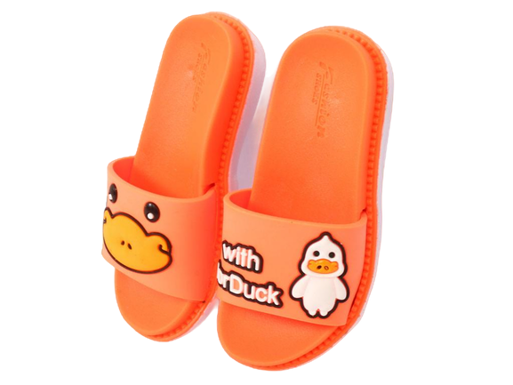 دمپایی دخترانه تابه تا مدل کوکی طرح اردک پایون payon