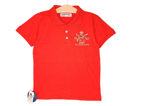 پلوشرت پسرانه سه دکمه مانکی monkey