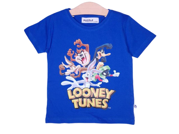 تیشرت پسرانه طرح لونی تونز پازل puzzle