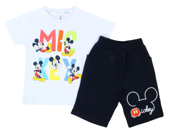 تیشرت و شلوارک راحتی پسرانه طرح میکی موس کیدومکس kido max