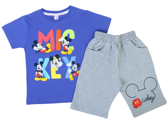 تیشرت و شلوارک راحتی پسرانه طرح میکی موس کیدومکس kido max