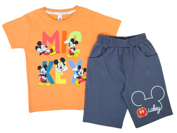 تیشرت و شلوارک راحتی پسرانه طرح میکی موس کیدومکس kido max