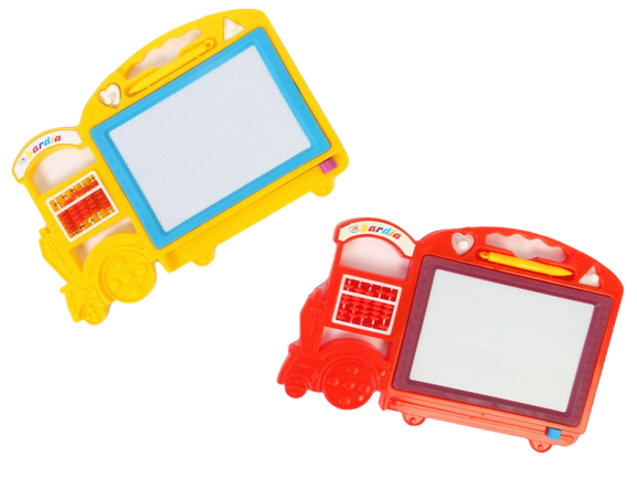 تخته مغناطیسی جادویی طرح قطار دارای چرتکه بردیا bardiya