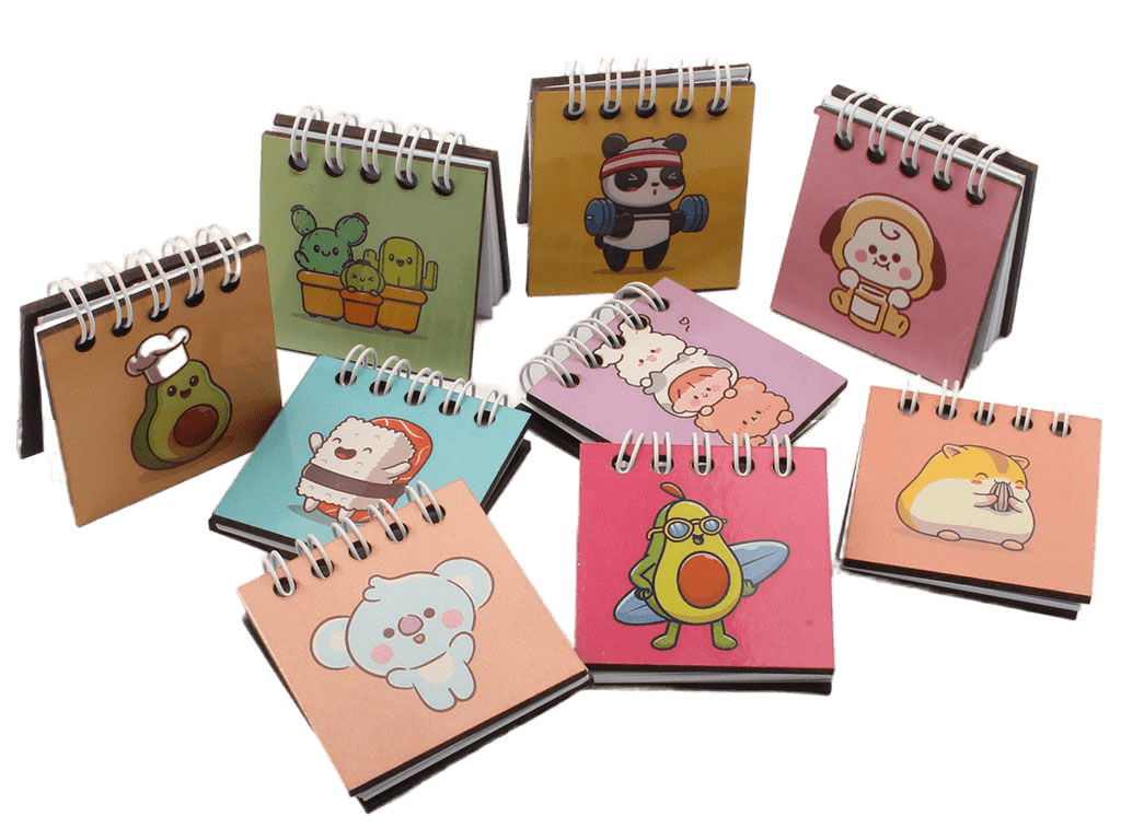 دفترچه یادداشت سیمی فانتزی (سایز کوچک)