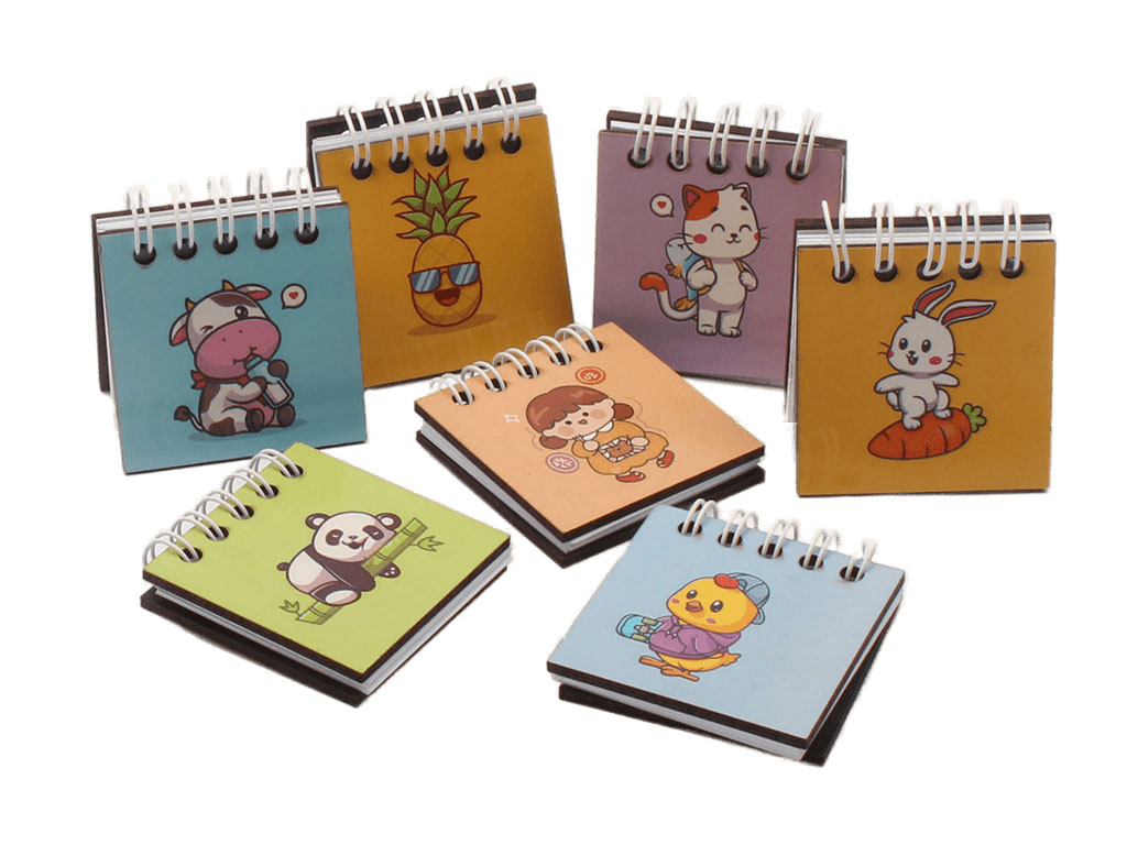 دفترچه یادداشت سیمی فانتزی (سایز کوچک)