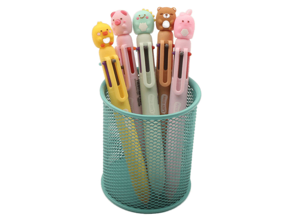 خودکار 6 رنگ طرح حیوانات