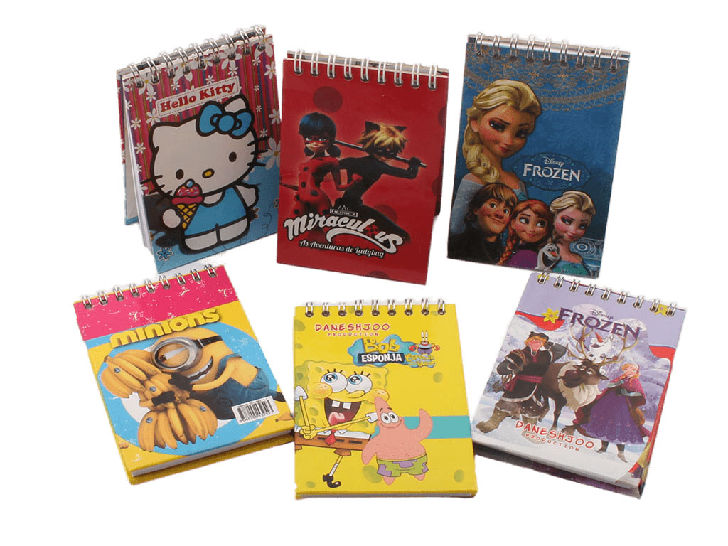 دفترچه یادداشت سیمی فانتزی